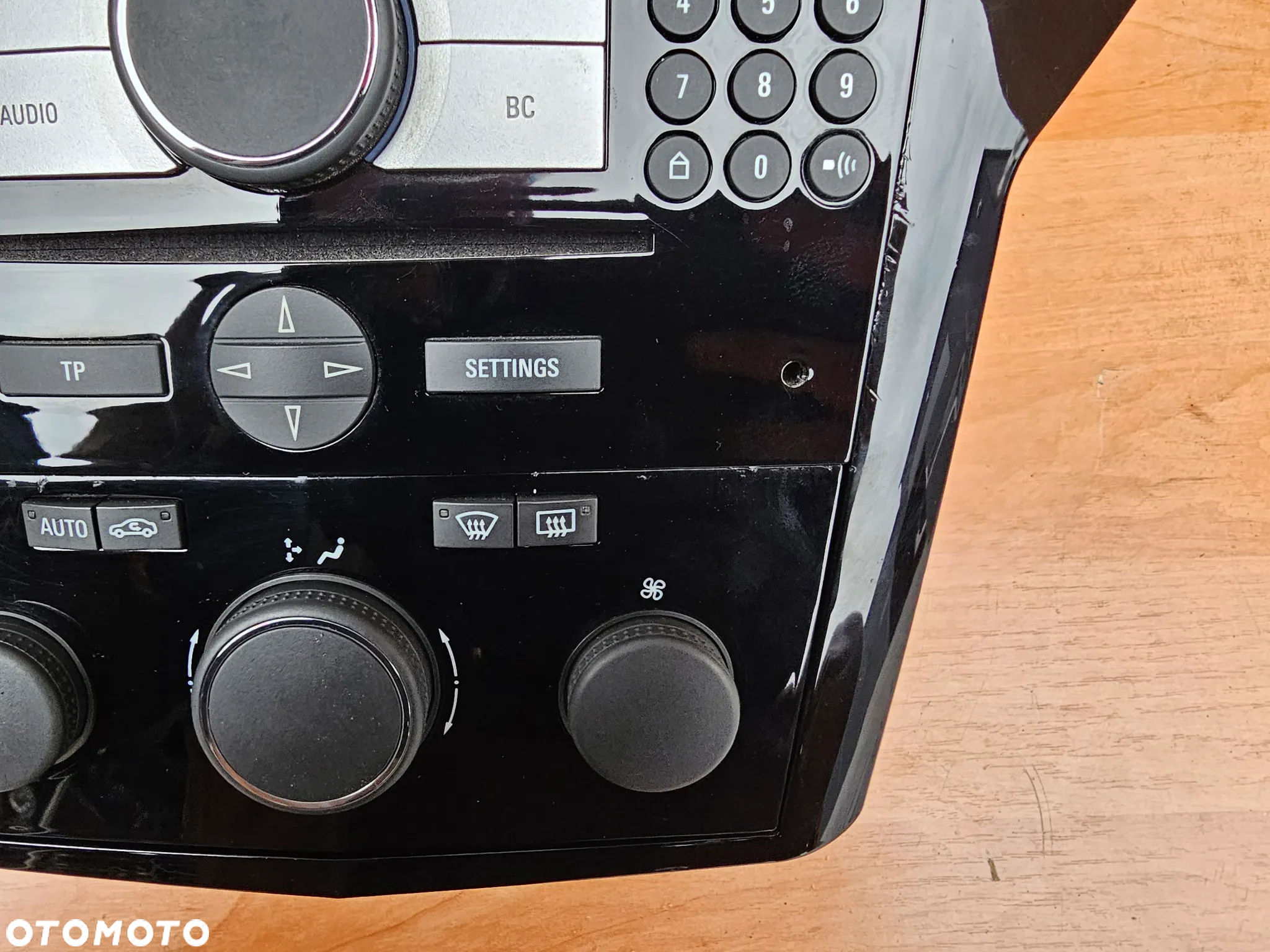 NAWIGACJA KOLOROWA RADIO PANEL MULTIFUNKCJA RAMKA OPEL ZAFIRA B DVD 90 NAVI PIANO BLACK CZARNE - 21