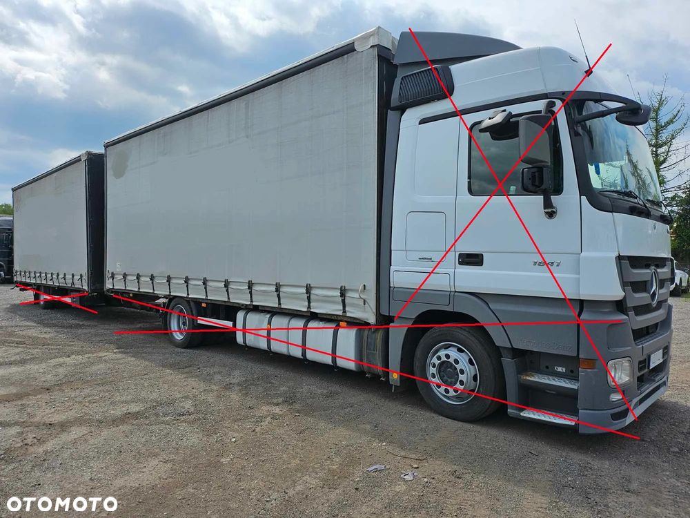 Mercedes-Benz Actros 1841 MP3 +Tandem 9.20m - 13
