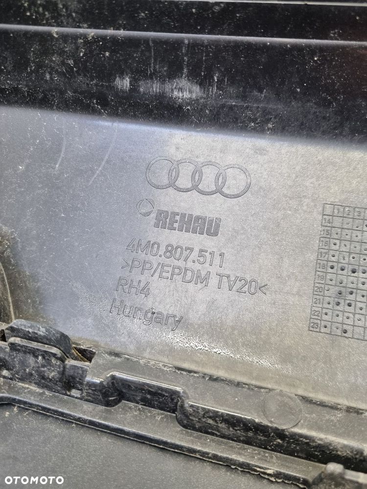 audi q7 4m0 s-line sq7 lift zderzak tył tylny - 10