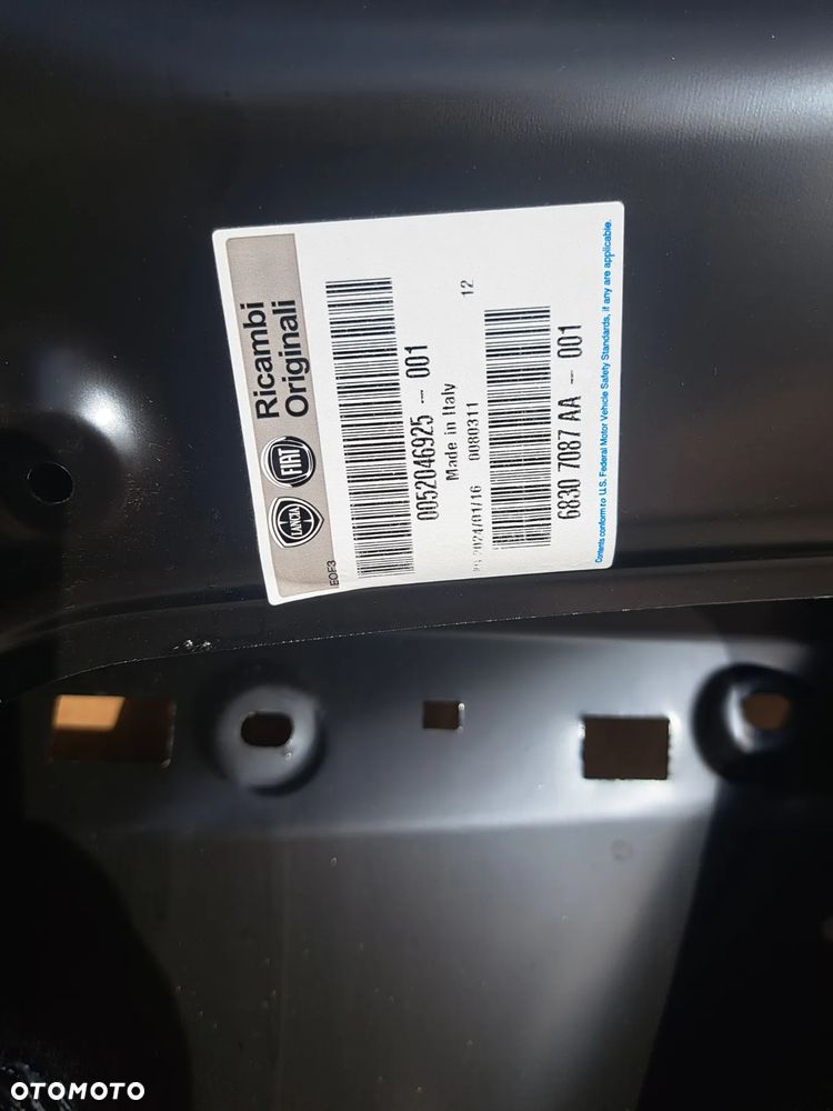 Klapa tylna tył Fiat 500X 52046925 Klapa pokrywa bagażnika Fiat 500X 52046925 0052046925 - 13