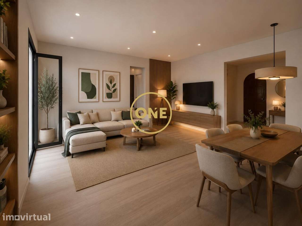 Apartamento T3 em remodelação com Terraço de 80m2 e Vista Serra da Arr - Grande imagem: 4/12