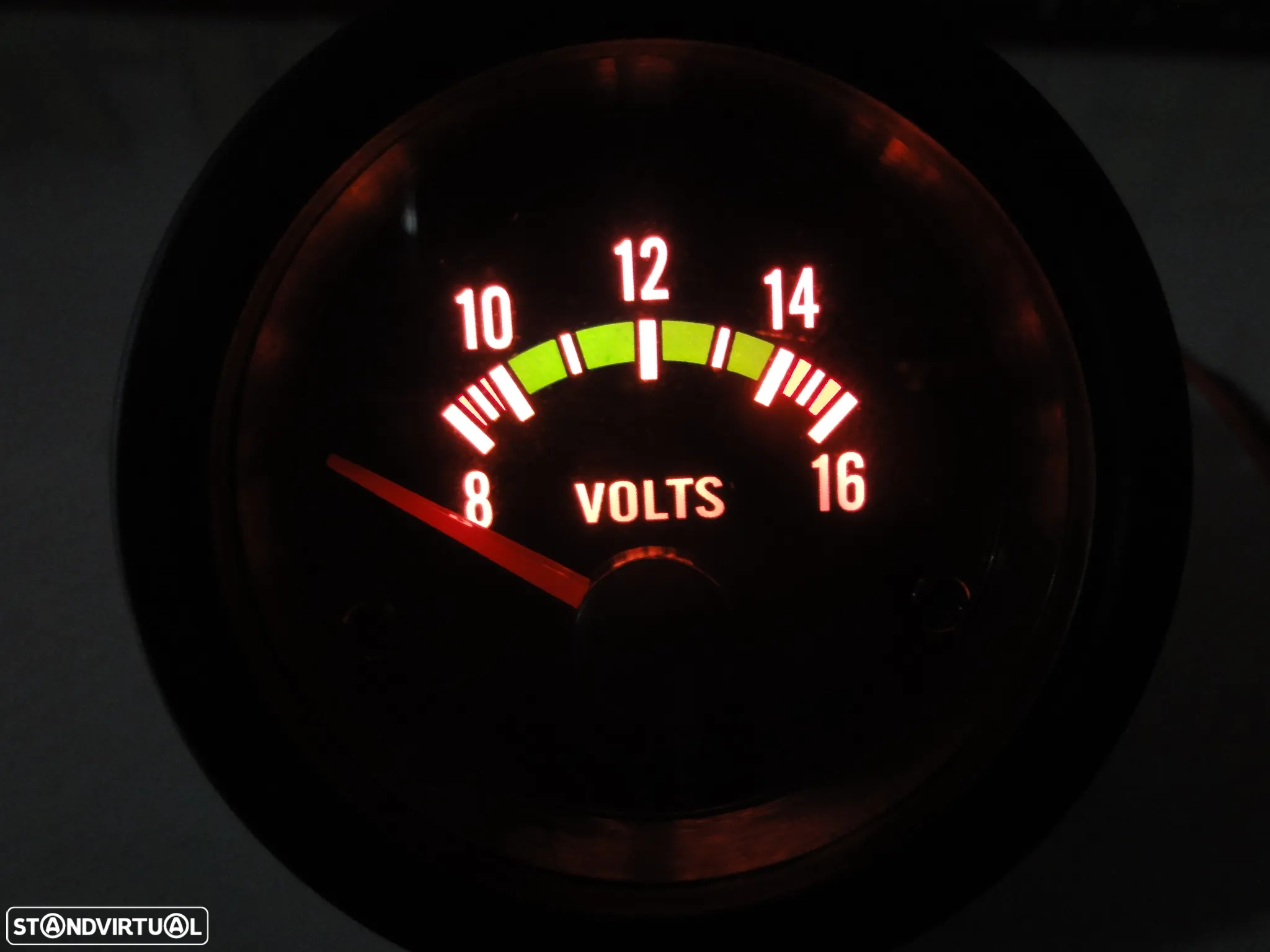 Manómetro fundo preto estilo VDO / Od school disponível em Amperímetro, pressão do turbo, pressão do oleo, temperatura do oleo, temperatura da água, voltagem, vacuo - 58