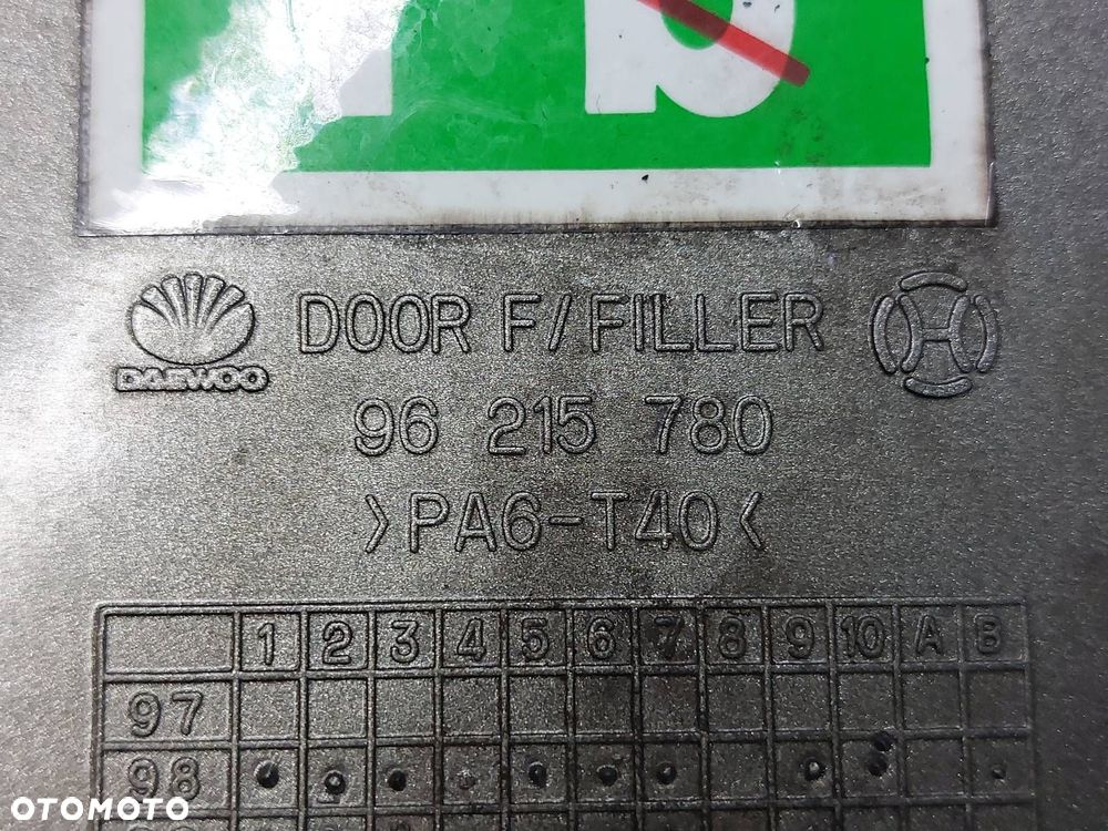 KLAPKA WLEWU PALIWA DAEWOO LANOS SEDAN 96215780 ID: 237756 - 3