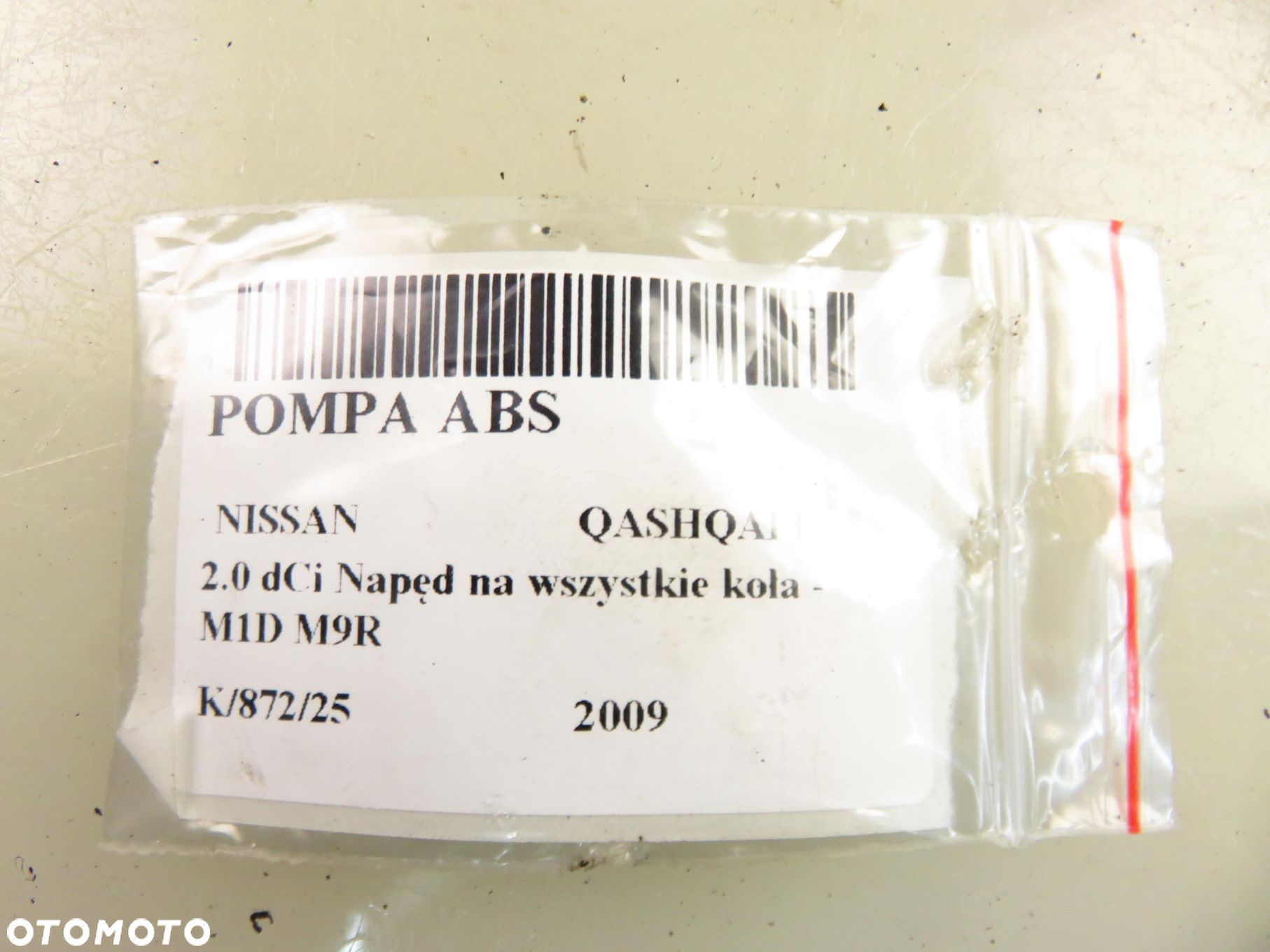 POMPA ABS NISSAN QASHQAI I 0265950929 - 2