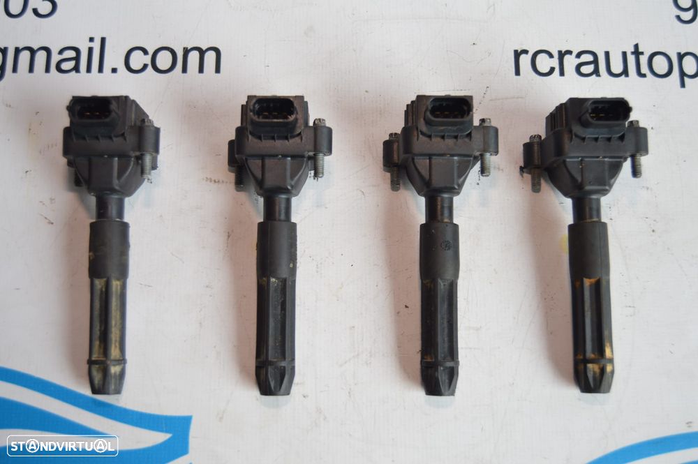 BOBINE BOBINES IGNIÇÃO ORIGINAL 0986221007 A0001502880 MERCEDES BENZ CLASS C W203 C200 KOMPRESSOR 163CV M111955 CLK C208 - 10