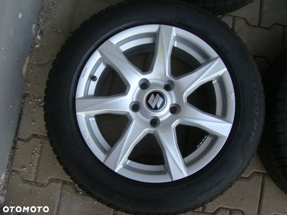 a184 5x114,3 Suzuki Sx4 S-Cross Fiat Sedici 7Jx16 Opony Zima 205/60 R16 - 2