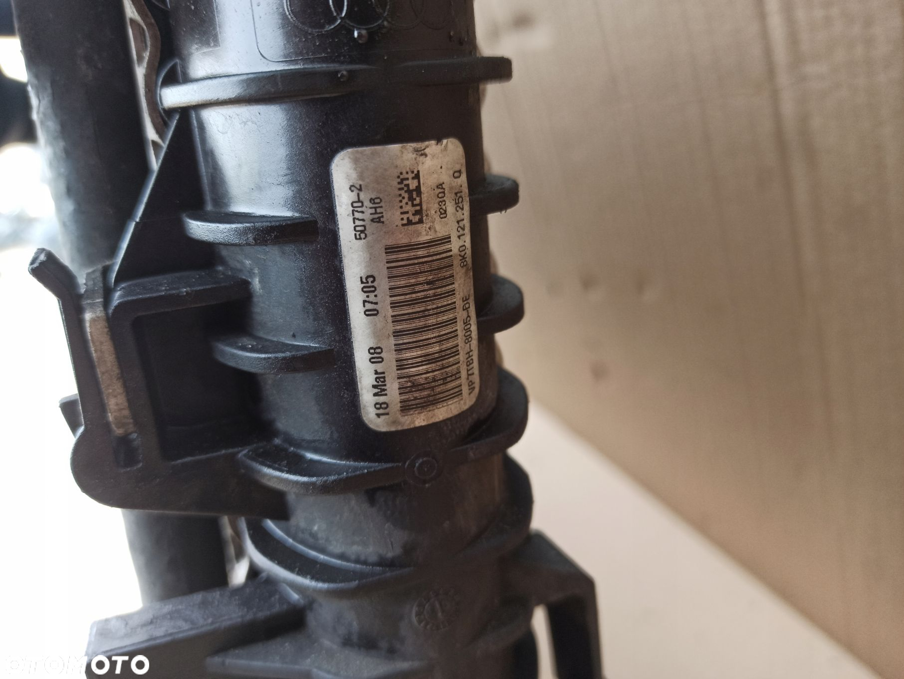 Komplet chłodnic wody AUDI A4 B8 3.2FSI Automat - 4