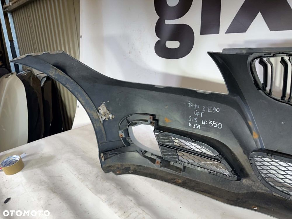 BMW 3 E90 Lift Zderzak Przód Przedni 08-12 354 Titansilber - 14