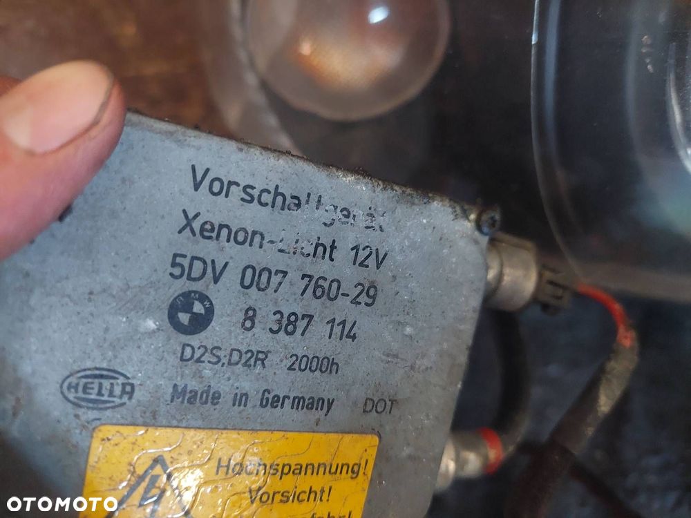 KOMPLETNY PRZÓD ZDERZAK BŁOTNIKI LAMPY XENON BMW E39 LIFT 475/9 BLACK - 15