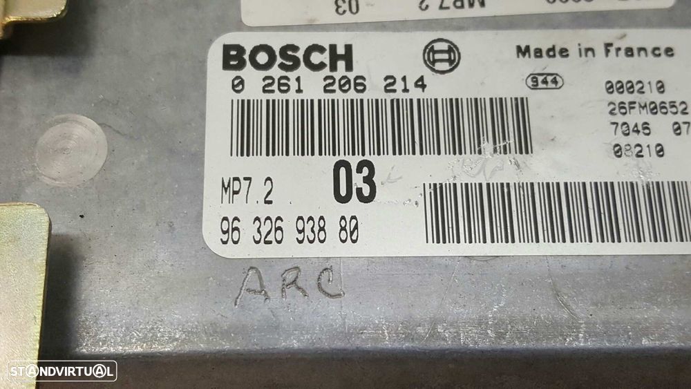 CENTRALINA DO MOTOR UCE PEUGEOT 306 BERLINA 3/4/5 PUERTAS (S2) BOULEBARD - 4