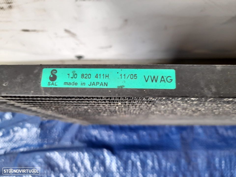 RADIADOR DE AR CONDICIONADO ORIGINAL | REF. 1J0 820 411H | SEAT LEON FR 1M 1.9 TDI 150CV; - 5