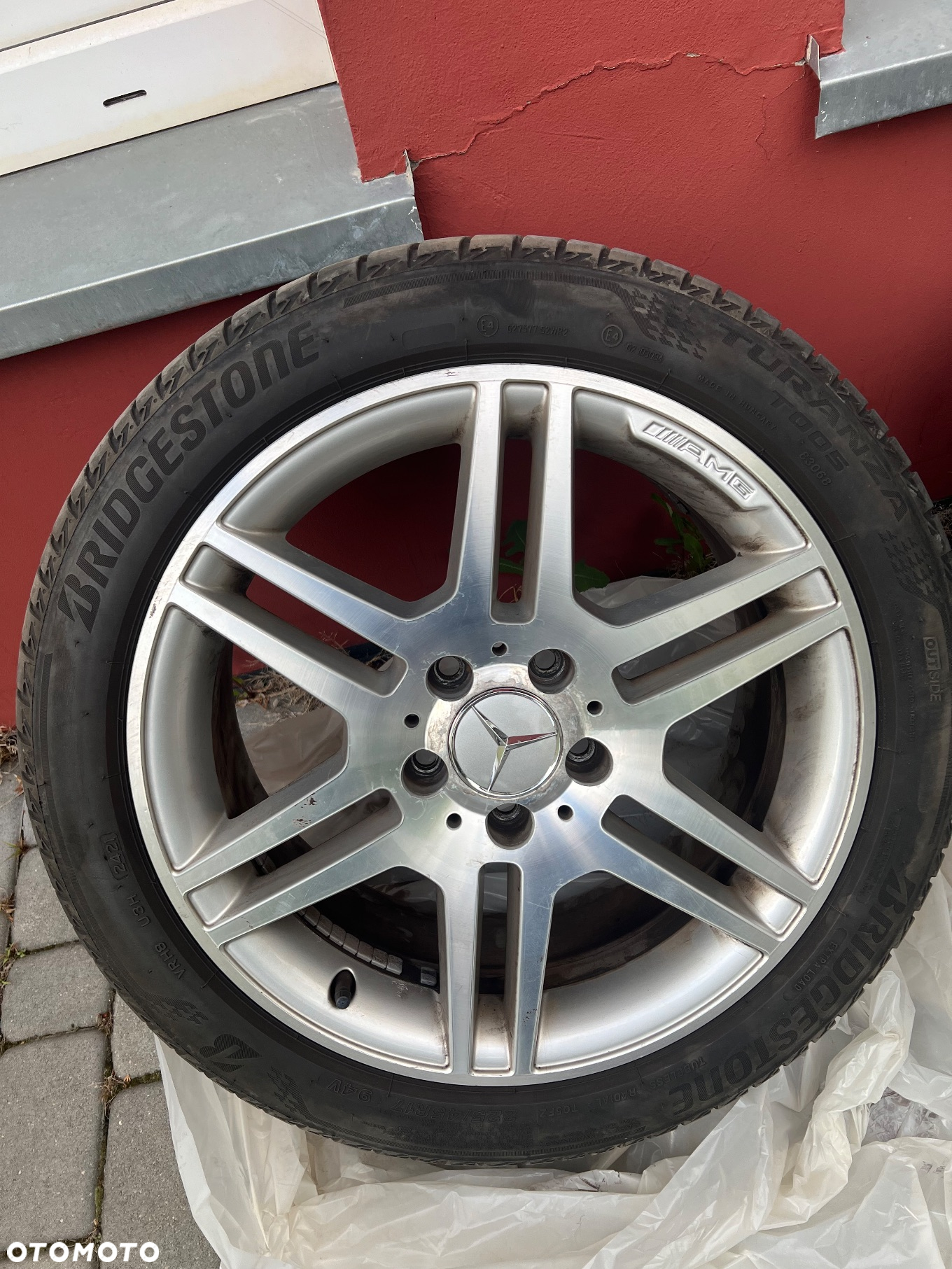 Komplet felg alum. AMG 17” 225/245 w204 Mercedes Benz - 2