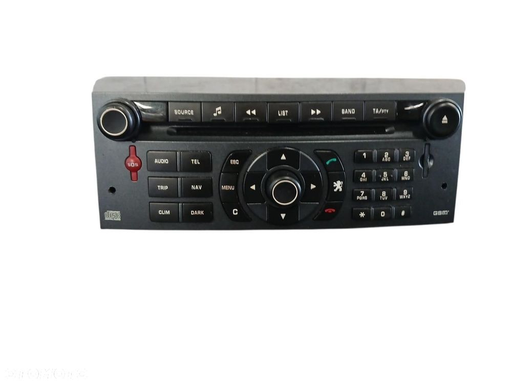 RADIO CD NAWIGACJA PEUGEOT 407 96601817XA - 1