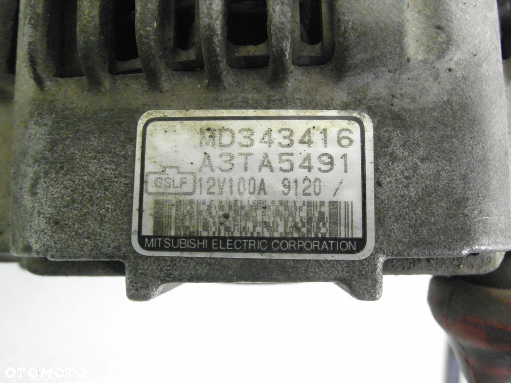 ALTERNATOR MITSUBISHI CARISMA 1.8 GDI MD343416 A3TA5491 - 3