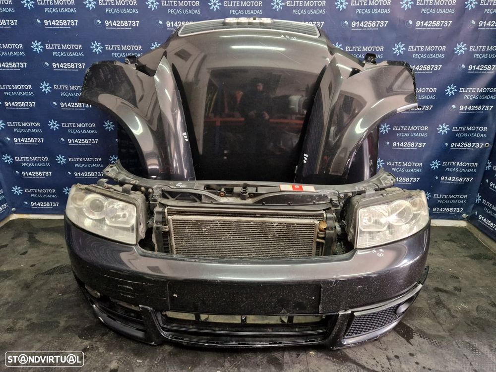 Frente completa usada AUDI A4 B6 3.0 V6 S-LINE capot parachoques guardalamas oticas radiadores - 2