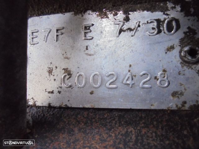 Motor E7FE730 RENAULT 19 1993 1.2I 60CV 5P PRETO - 6