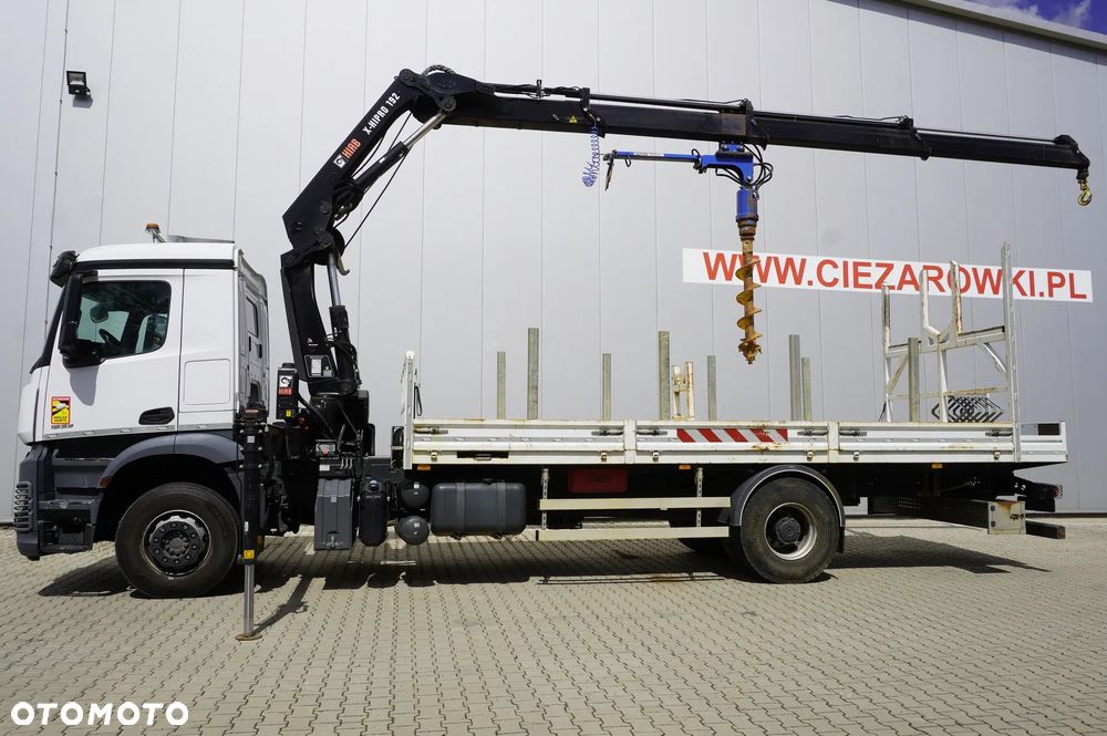 Mercedes-Benz Arocs 1833 4×2 / 50 tys. km! / HDS HIAB X-HIPRO 192 ES-3 / Pilot / Wiertło / 3 szt._260270 - 4