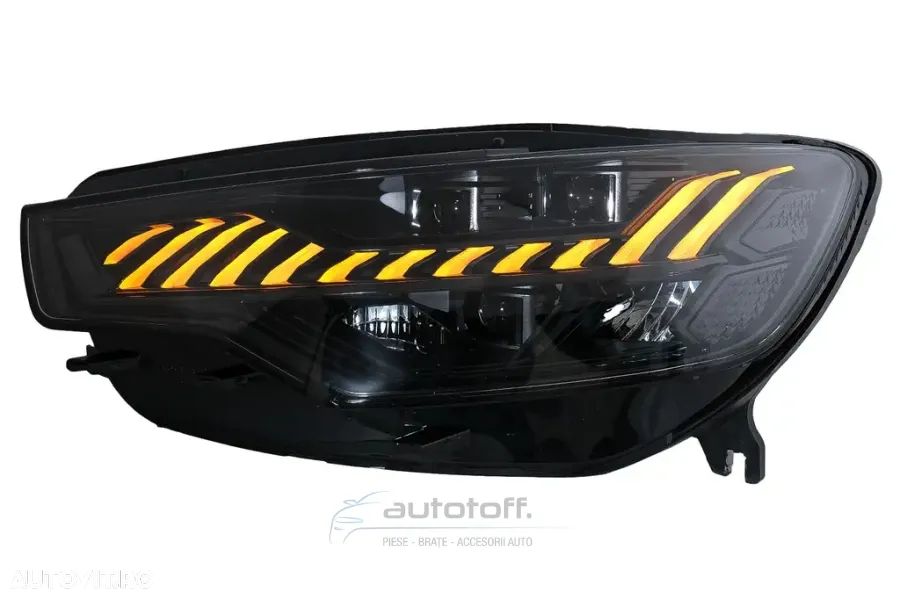 Faruri LED compatibile cu Audi A6 C7 4G (2011-2014) Facelift Design conversie Xenon la LED - 4