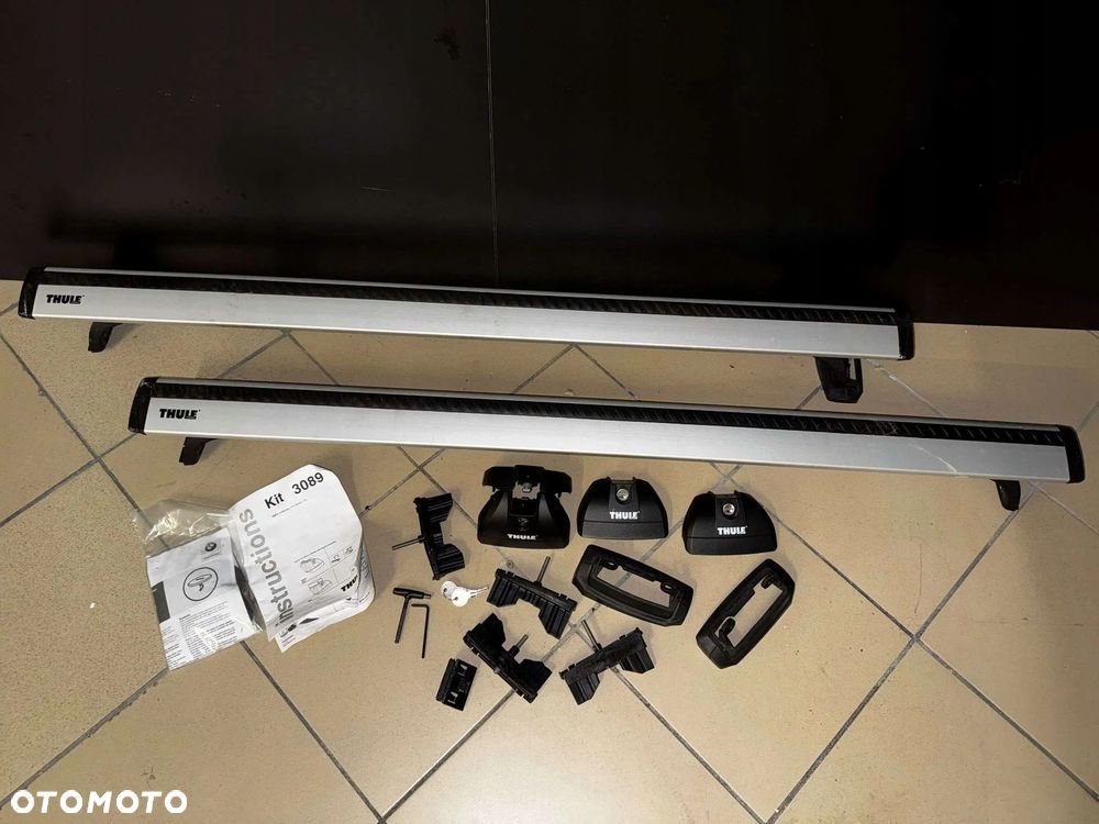 BAGAŻNIK DACHOWY + KIT MONTAŻOWY 4 SZT THULE 3089 BMW 5 SEDAN 4DR 2010-2017