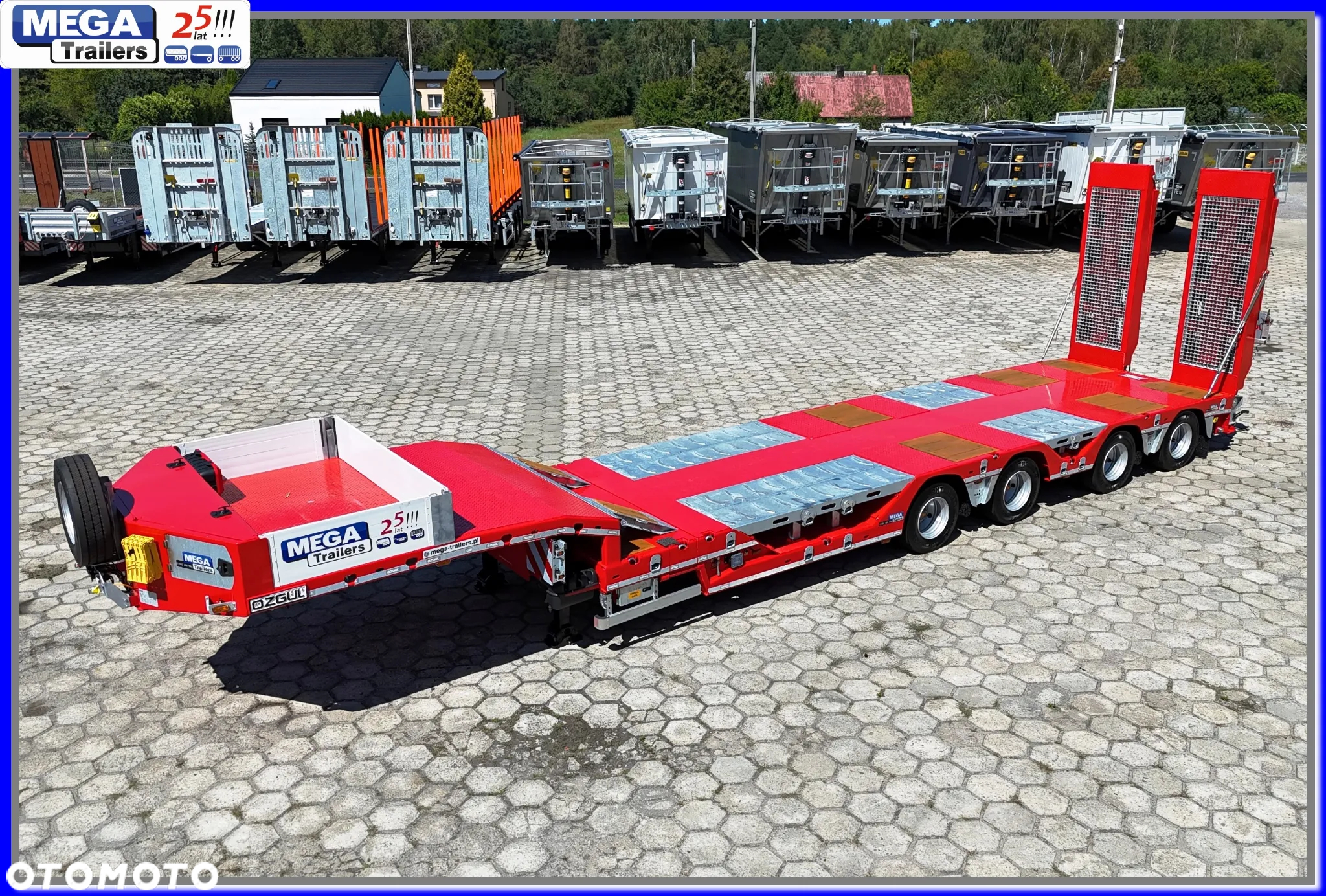 Mega Niskopodwoziowa 70 T DMC Kombajny, maszyny budowlane 18,60 m długości !!! - 2