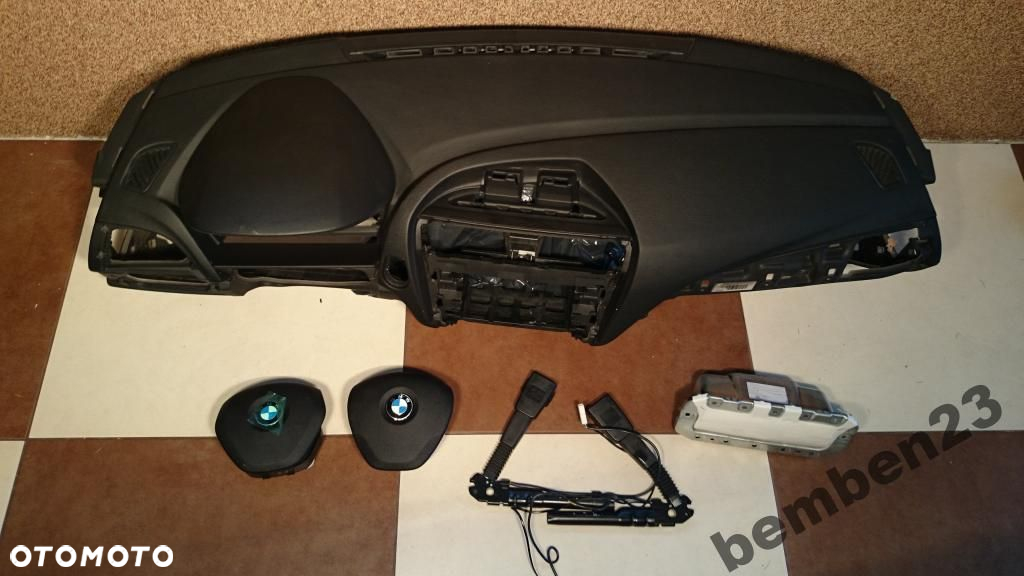 BMW 1 F20 F21 deska konsola poduszki airbag napina - 4