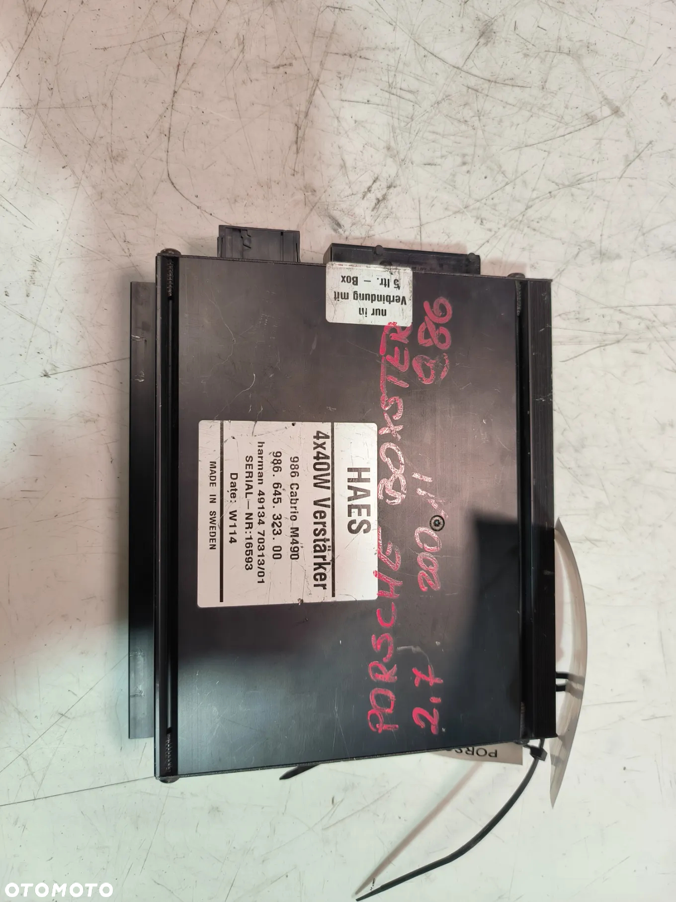 Moduł sterownik wzmacniacz  98664532300 Porsche Boxtser 718  2017r. - 4