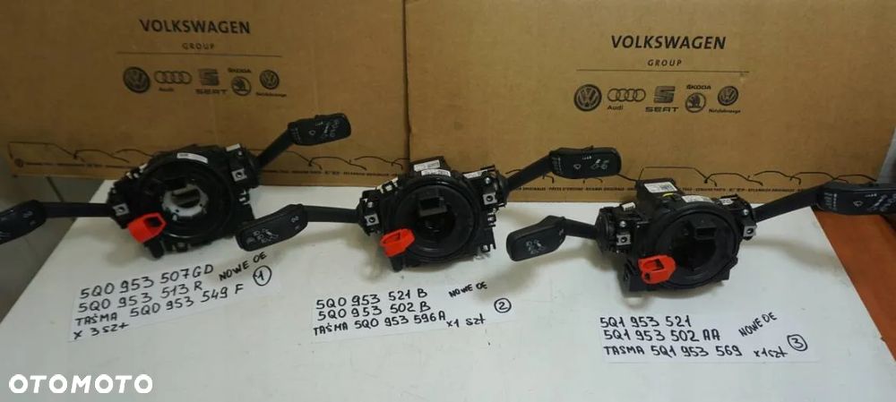 MANETKA , PRZEŁĄCZNIK ZESPOLONY VW AUDI SKODA SEAT 5Q0 SKODA OCTAVIA III SEAT LEON III / GOLF VII / VW PASSAT B8 / MAN TGE CRAFTER II / 5K0 SKODA SUPERB II - 1
