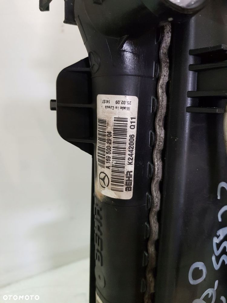 chłodnica wody wentylator a1695002904 mercedes b klasa w245 180cdi - 16