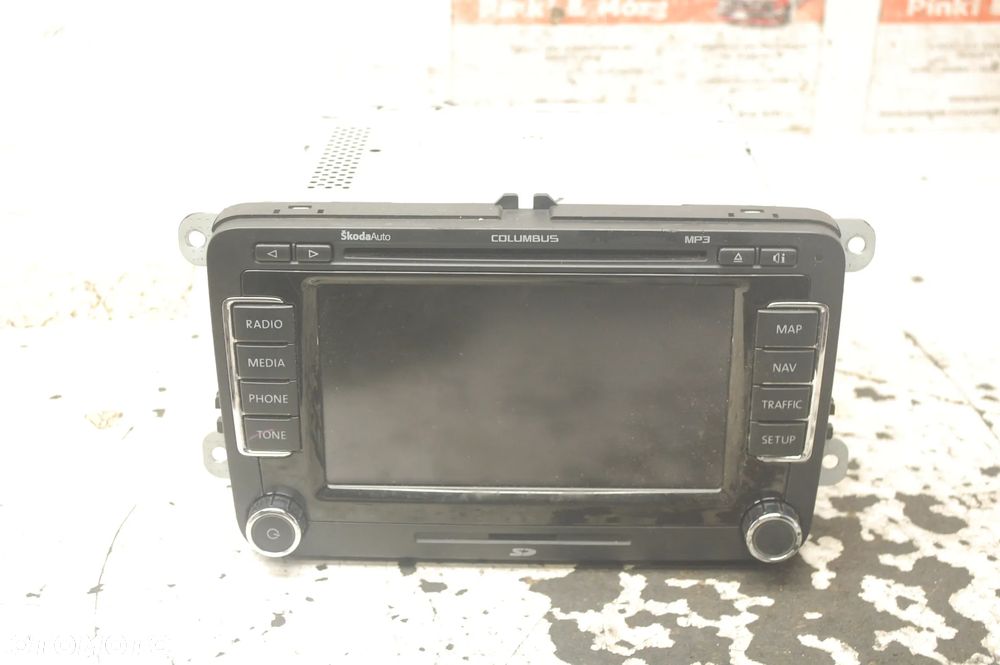 RADIO NAWIGACJA GPS 3T0035860 SKODA SUPERB II - 1