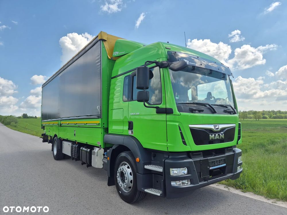 MAN Tgm 18.320 FULL SERWIS UNIKAT TOP ORYGINALNY PRZEBIEG z Niemiec AUTOMAT WINDA ACC Pirelli klima postojowa 18.250 18.290 15.250 15.290 15.320 - 3