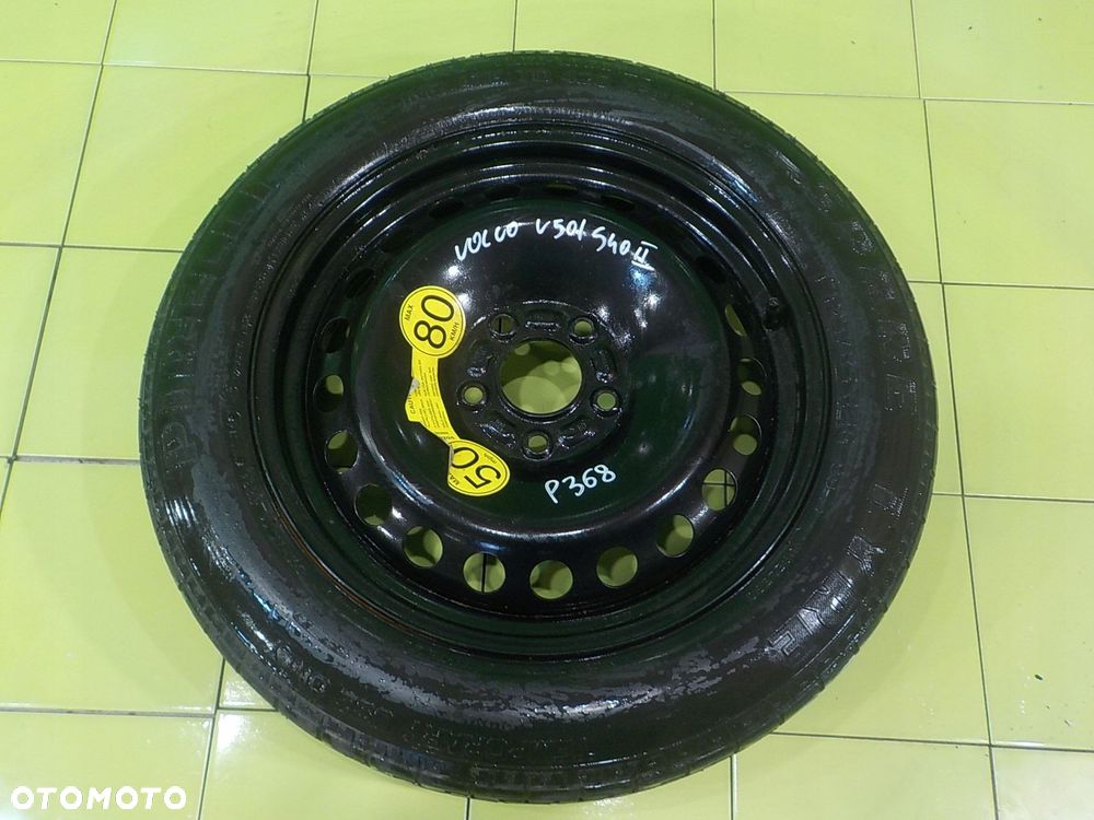 VOLVO V50 S40 II C30 kolo dojazdowe 125/85/16 5x108 - 1