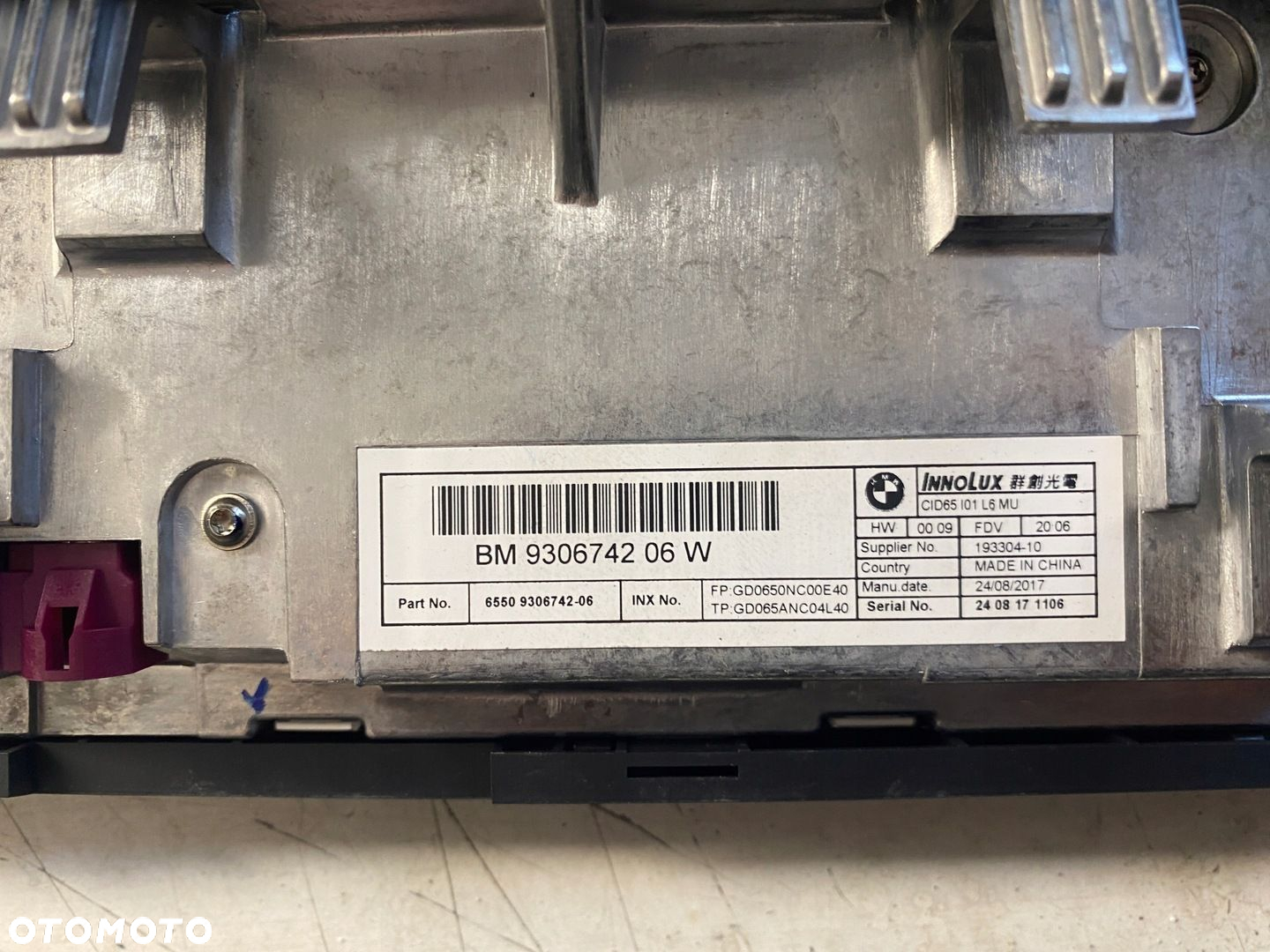 BMW i3 EKRAN NAWIGACJI 9306742 - 5