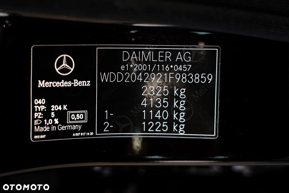 Mercedes-Benz Klasa C 2012