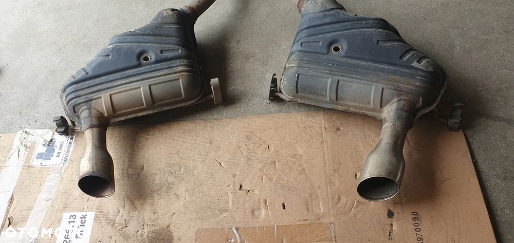 Tłumik końcowy wydech prawy lewy Mercedes ML W164 3.5 V6 A1644906001 A1644905801 - 7