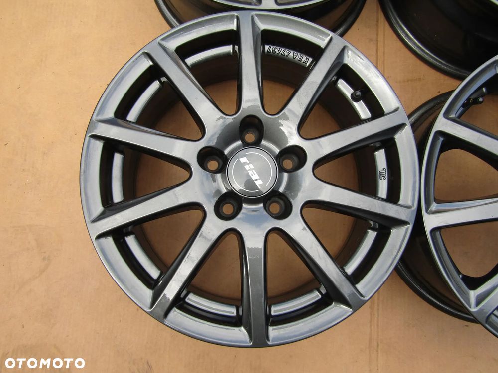 4x Felgi Aluminiowe 16 Kia Ceed I II III Niro Venga / Hyundai i30 II III ix35 ix20 Tucson Elantra Mitsubishi Lancer Outlander ASX Peugeot 4007 4008 Citroen C4 Aircross Mazda 3 5 6 CX-3 CX-5 CX-30 / 6,5 j 5x114,3 piasta 67,1 mm RIAL GERMANY - 10