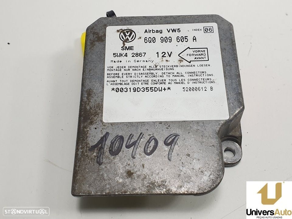 CENTRALINA AIRBAG VOLKSWAGEN GOLF IV VARIANT 2001 -6Q0909605A - 4