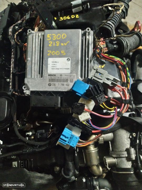 Motor Bmw 530D 218cv M57 bloco ferro E60 306D2 caixa velocidades 6HP-26 - 11