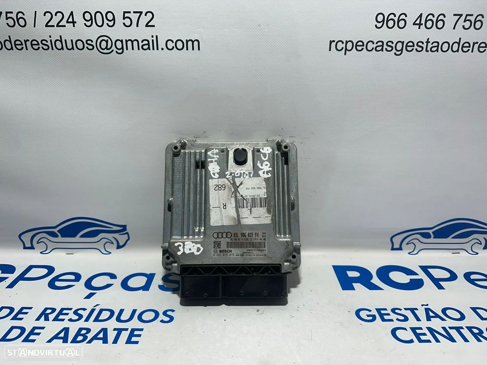 .Centralina Motor Original Bosch VAG Audi Volkswagen Skoda Seat CAG 2.0 TDi 143cv 16v 03L906022FH 0281015015 2007 - 2016 - 5