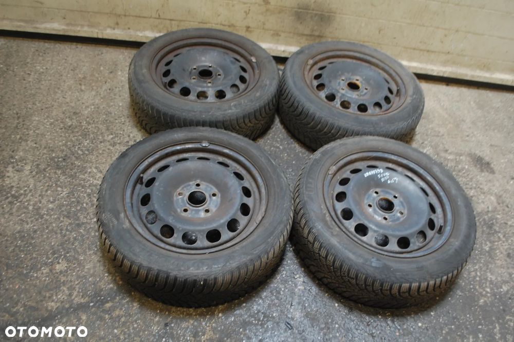 FELGI STALOWE + OPONY ZIMOWE KBA43738 5X112 ET50 6.5J 205/55R16 AUDI A3 8P SKODA OCTAVIA II SEAT LEON II VW GOLF V - 1