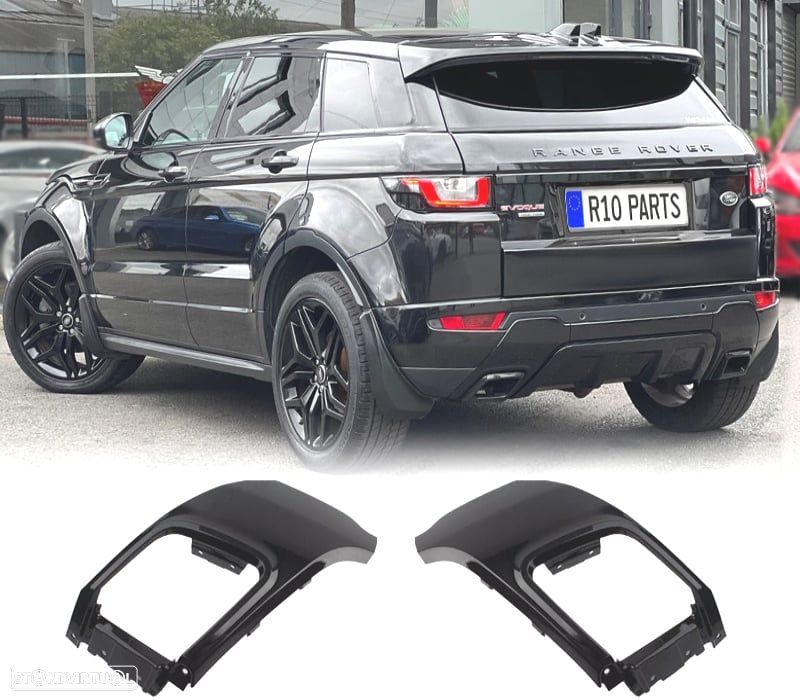EMBELEZADOR DE ESCAPE RANGE ROVER 10-16 LOOK DYNAMIC PRETO - 1