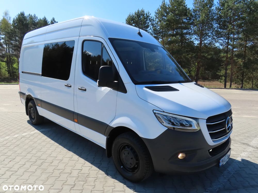 Mercedes-Benz Sprinter 316 CDI 2.2 CDI 163 KM 7G-TRONIC PLUS AUTOMAT, MIXTO Indywidualna Zabudowa, Brygadowy, Doka, Dubel, L2H2 Furgon Blaszak, 5932 mm Dł, Wysoki Dach, FULL LED, Pełna Opcja WYPOSAŻENIA, DRZWI PRZESUWNE Z OBU STRON, HAK 2000 Kg, Rozstaw Osi 3665 mm, Stan Wizualny I Techniczny NOWY Tak Jak Z Taśmy Produkcyjnej Gotowy Dostępny OKAZJA POLECAM - 8