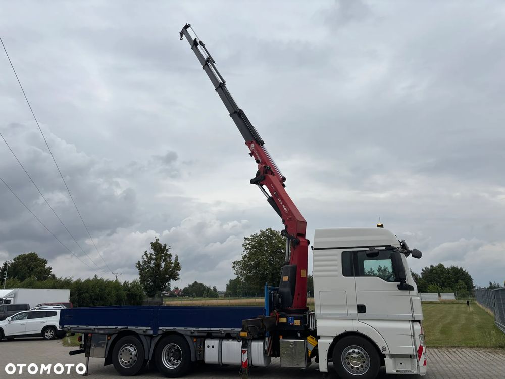MAN TGX 26.480 6x2/4 z HDS z przodu na wieńcu HMF 3220 K5 , energetyka, konstrukcje dachowe , montażowy dźwig, budowlanka , kontenery (PALFINGER, HIAAB, EFFER, FASSI) cały na poduszkach - 17