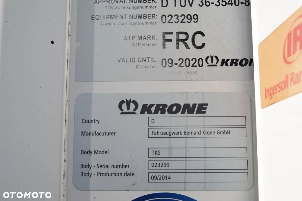 Krone CHŁODNIA / THERMO KING SLX 300 / DOPPELSTOCK - 22