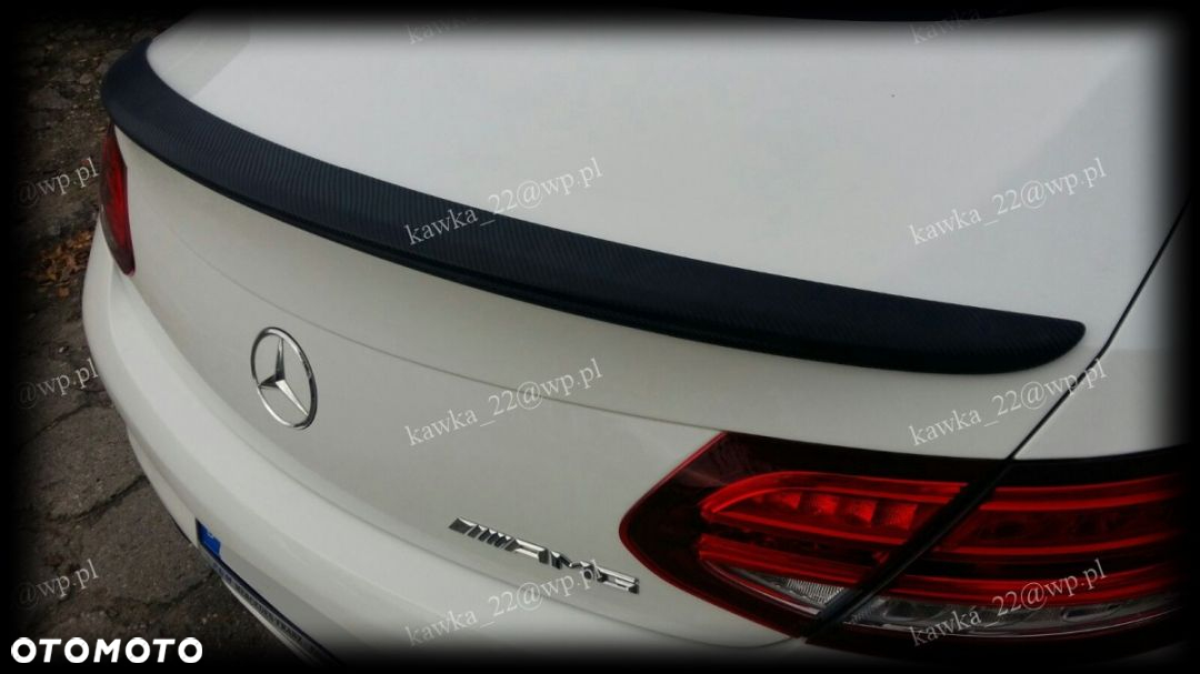MERCEDES W205 COUPE SPOILER LOTKA NA KLAPĘ PODKŁAD - 6