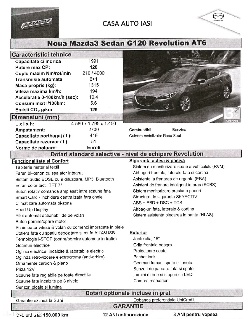 Mazda 3 G120 AT Revolution - 22