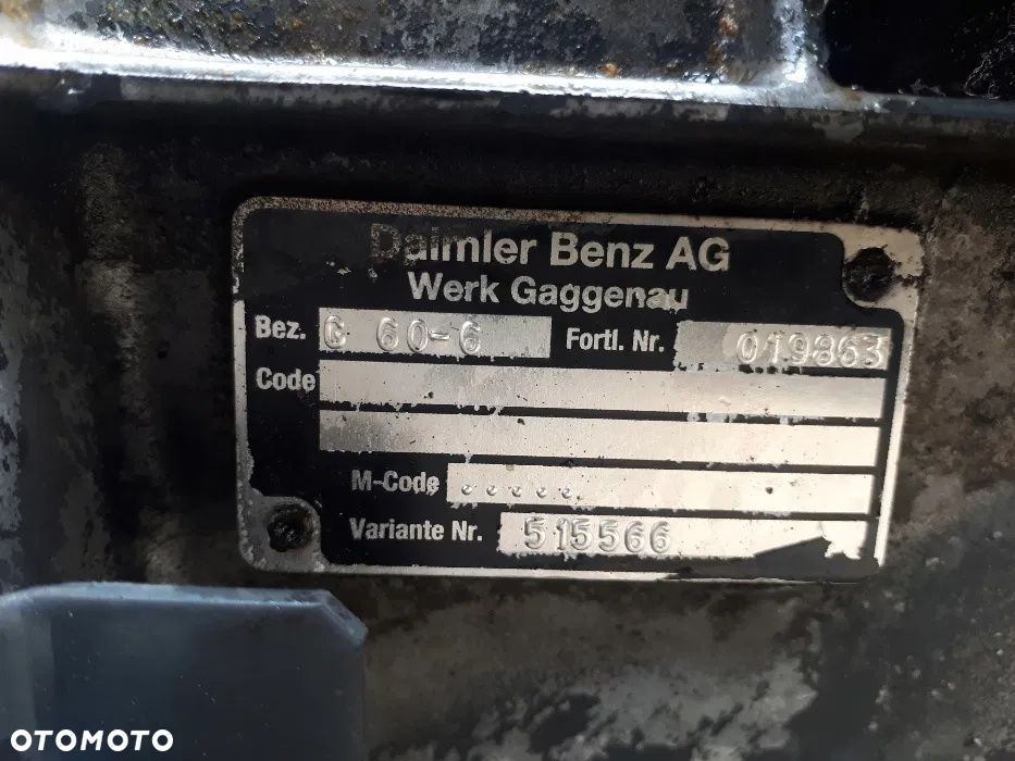 G60-6 Skrzynia biegów !! Mercedes ATEGO ! Polecam , wysyłka !! - 2