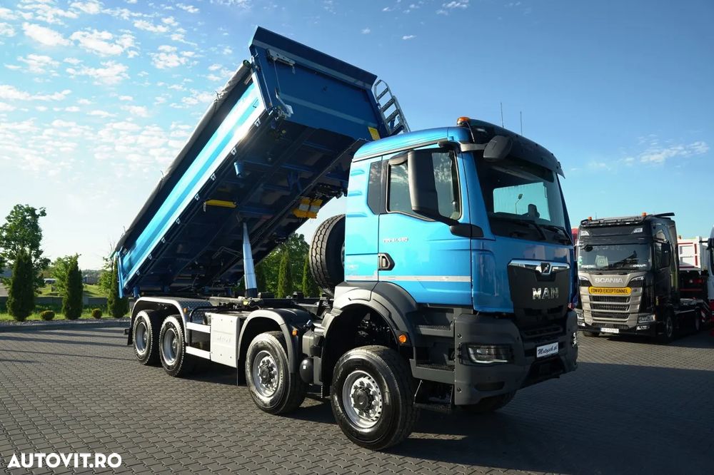 MAN TGS 41.480 / 8X6 / BASCULATOR 3 LATE / BORDMATIC / KH KIPPER / AUTOMAT / NOU / 2026 / - 10