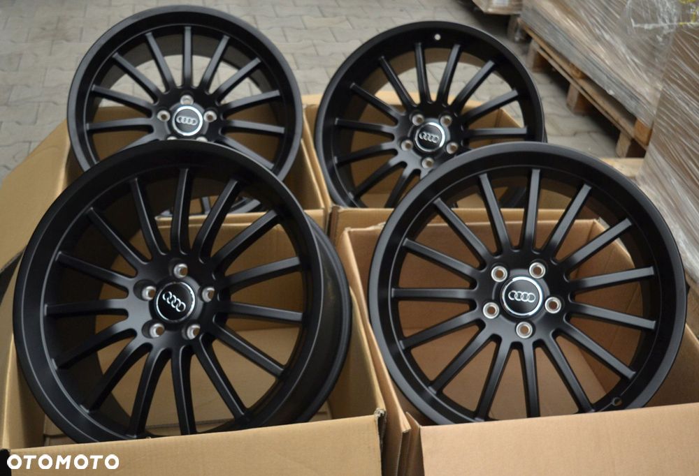 Felgi 19 5X112 Oryginał Audi A4 8W0 8K0 Czarne Mat Rant Nowe - 6