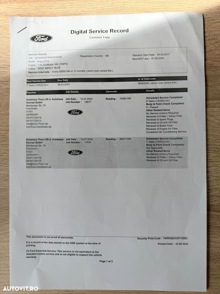 Ford Kuga 1.5 EcoBoost 2x4 Titanium - 34