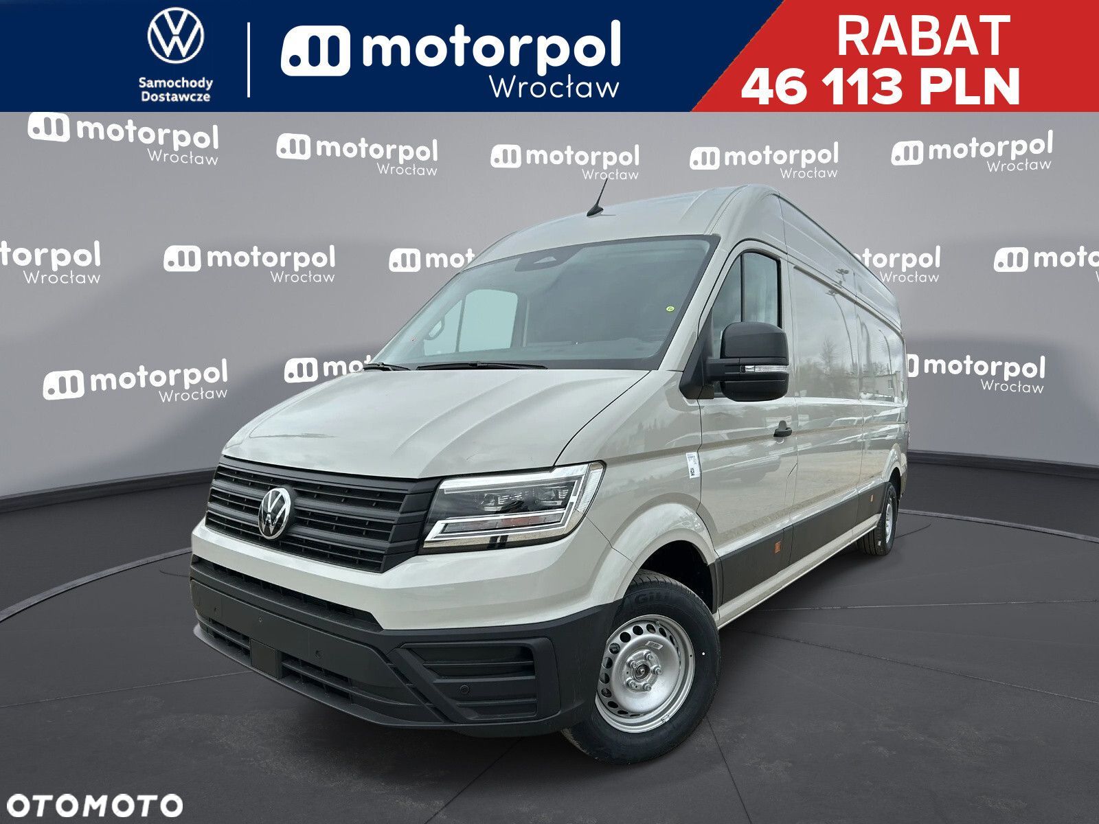 Volkswagen Crafter 35 Furgon L4H3, 2.0BiTDI 177KM, 4490mm, Wysoki dach, r.o. 4490 - 1